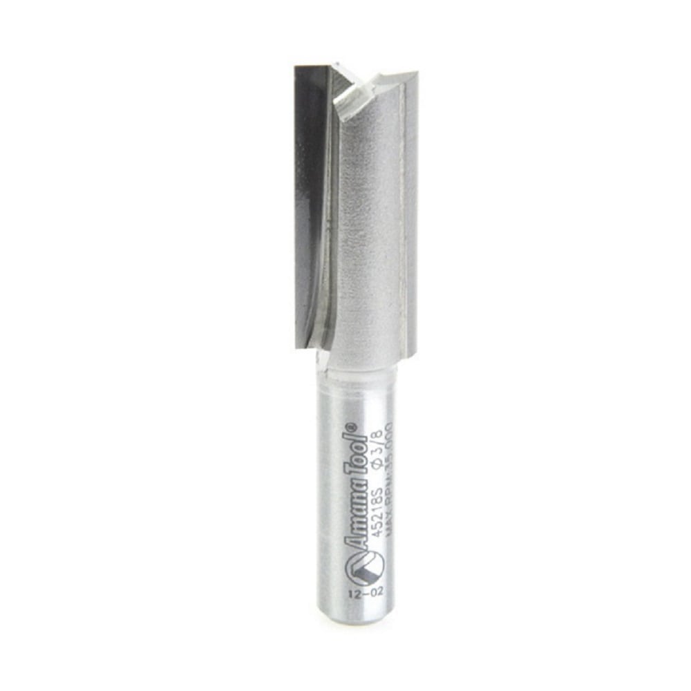 Straight 10-pack Woodtek 818767 Plunge Cutting 1/4 Shank 3/8 Carbide Tipped Straight Bit Router Bits 