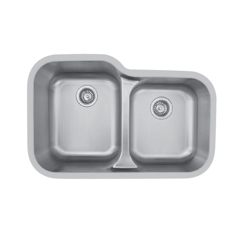 Edge E-360R Undermount Large / Small Double Bowl Sink