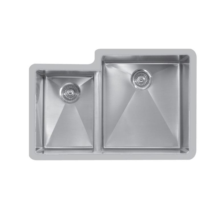 Edge E-560L Undermount Small / Large Double Bowl Sink