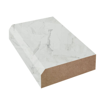 Formica Bevel Edge White Marble Herringbone, 9310