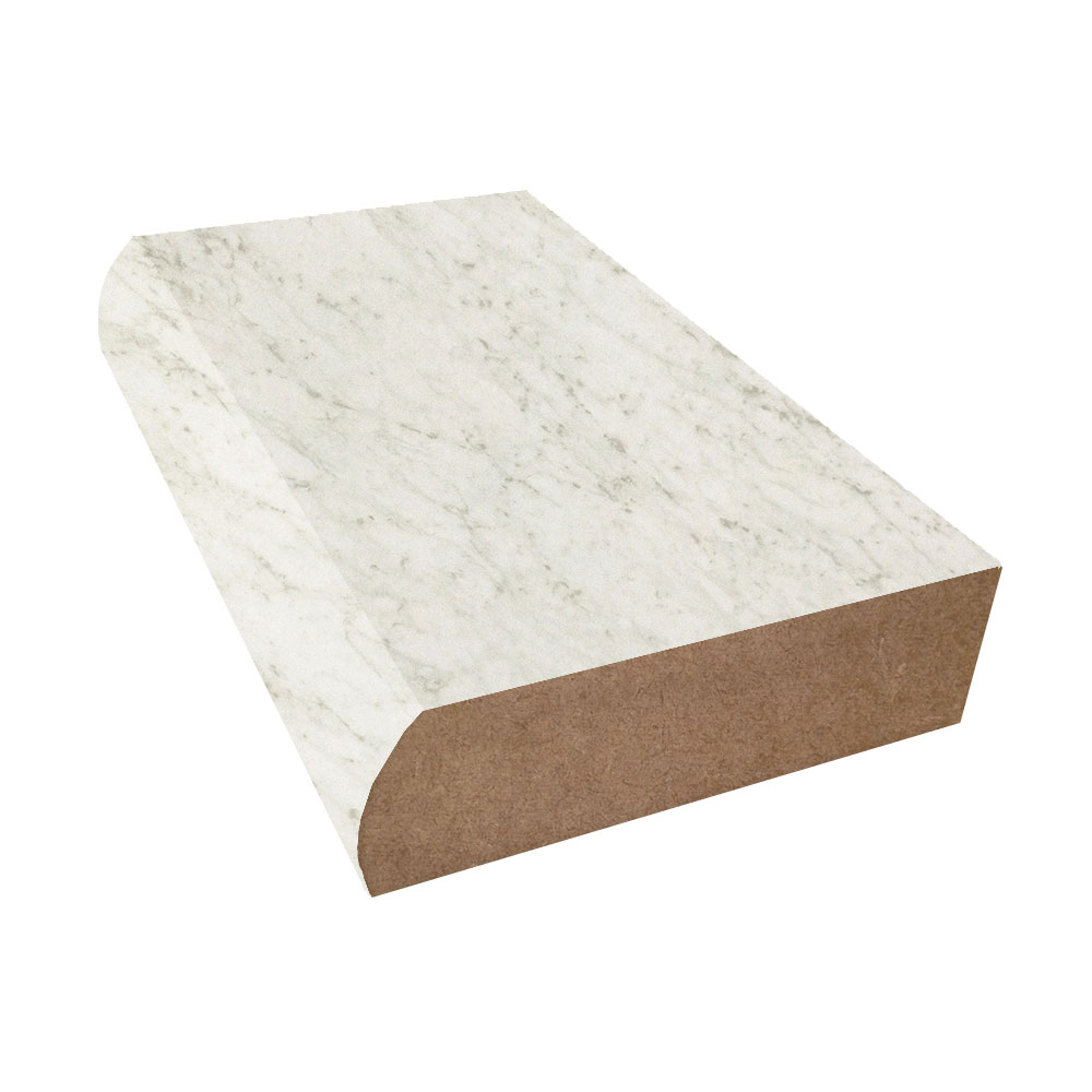White Carrara, 4924, Wilsonart Laminate Countertop Trim